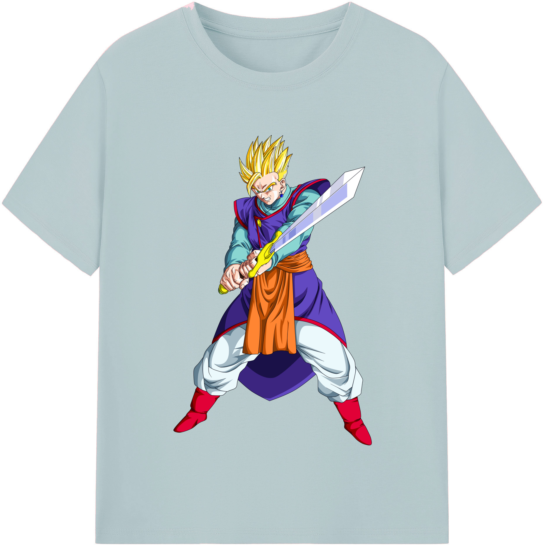 （画像用） ドラゴンボール 孫 悟飯（そんごはん）DRAGON BALL Son Gohan 綿100％半袖Tシャツ（フロントプリント）